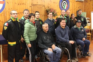 A Padova Niccolò Campriani e lo staff tecnico azzurro incontrano gli atleti della nazionale  disabili